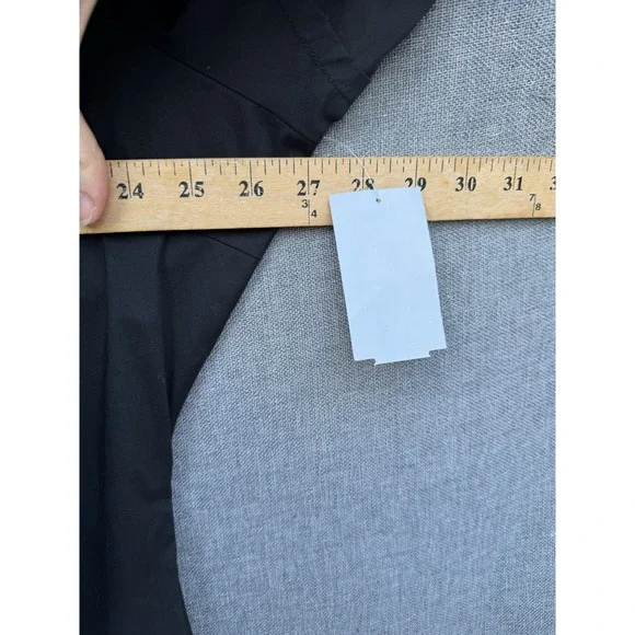 Buxom Couture 3X Black Dress Ruffle Detail Puff Sleeve Midi Party Cocktail - Picture 4 of 9